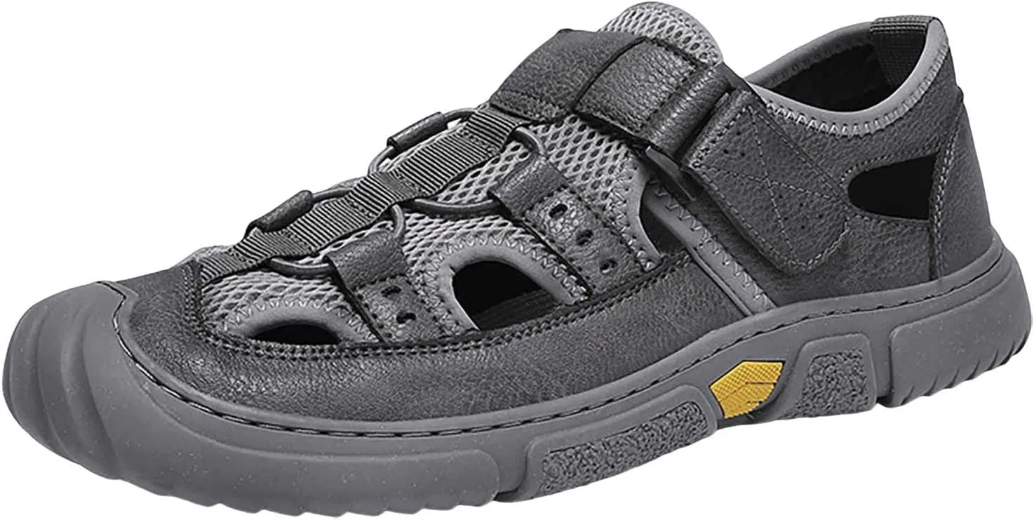 Men's Outdoor Casual Shoes Mesh Shoes Non Slip Breathable Sports Hiking Shoes Travel Hiking Shoes mens sandals