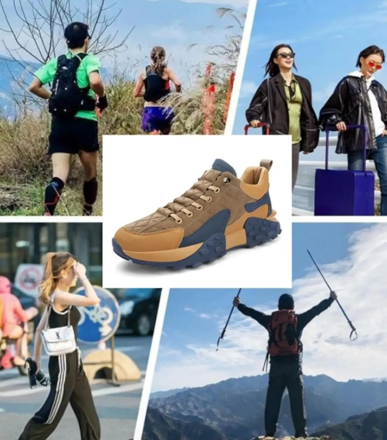 Men's Upgraded Comfortable Orthopedic Sneakers,Slip Breathable Running Sneakers,Suitable for Walking,Rock Climbing,Running