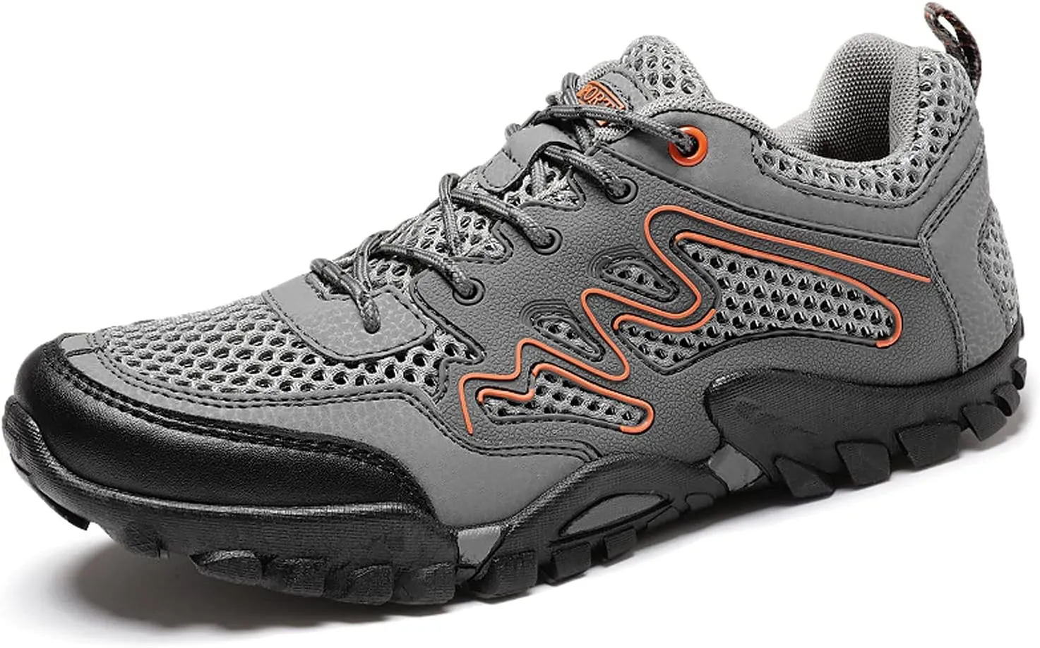 Mens Walking Boots Lightweight Walking Shoes Breathable Womens Hiking Shoes Non-Slip Outdoor Trekking Hiking Shoes
