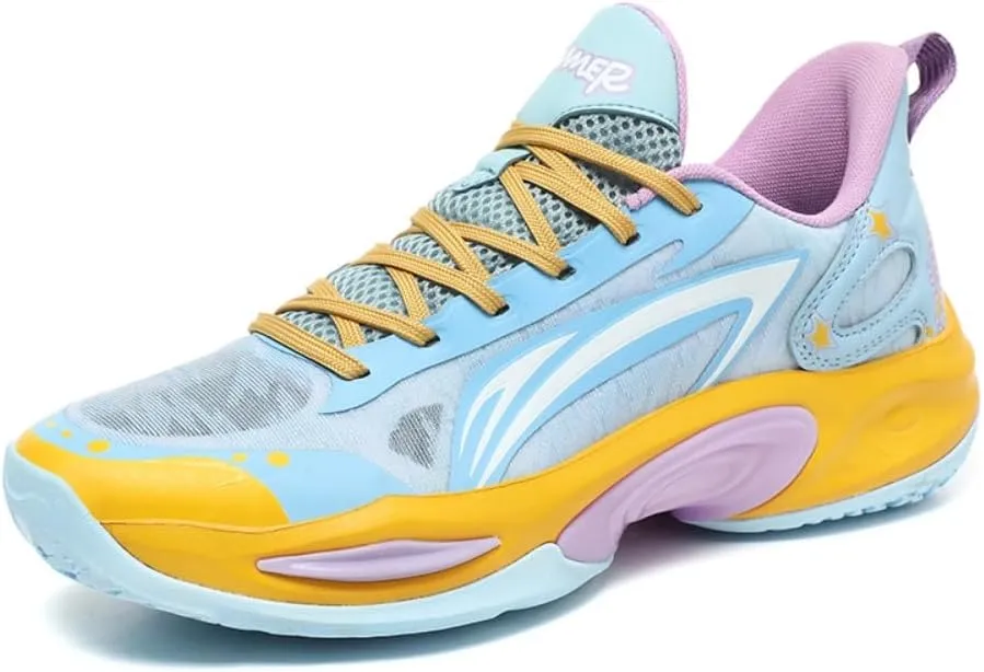 Mens Womens Basketball Shoes Breathable Non Slip Fashion Sneakers Comfortable Unisex-Adult Outdoor Sport Shoes