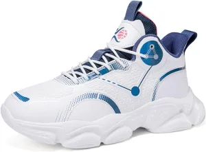 New Men's Fashion High Top Basketball Shoes Fashion Running Sneakers Non Slip Training Athletic Shoes