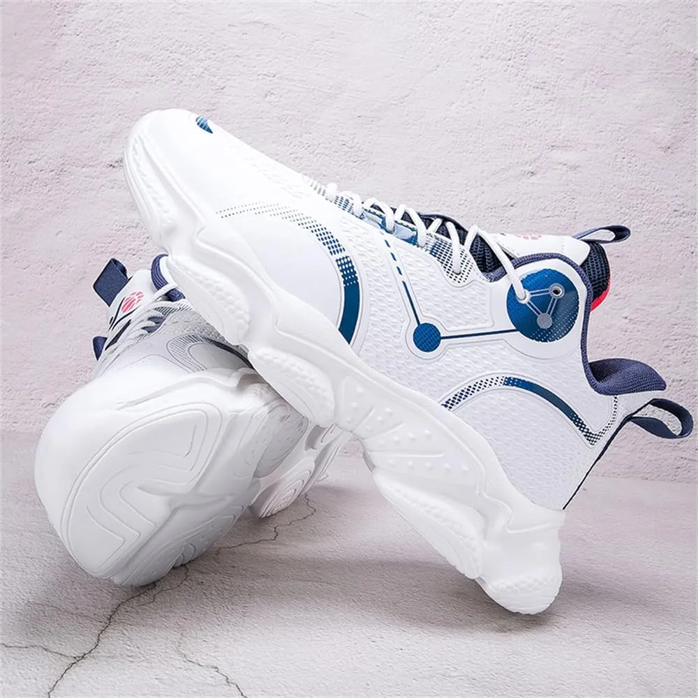 New Men's Fashion High Top Basketball Shoes Fashion Running Sneakers Non Slip Training Athletic Shoes