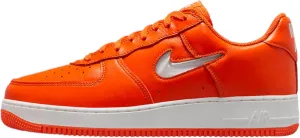 Nike Air Force 1 Jewel Men's Shoes, Safety Orange/Summit White/Safety Orange, Size 5