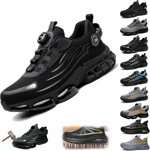 Noozier Safety Shoes Noozier Safety Shoes Mens Steel Toe Comfortable Puncture Proof Sneakes Boots Air Cushion for Industrial and Construction Industries