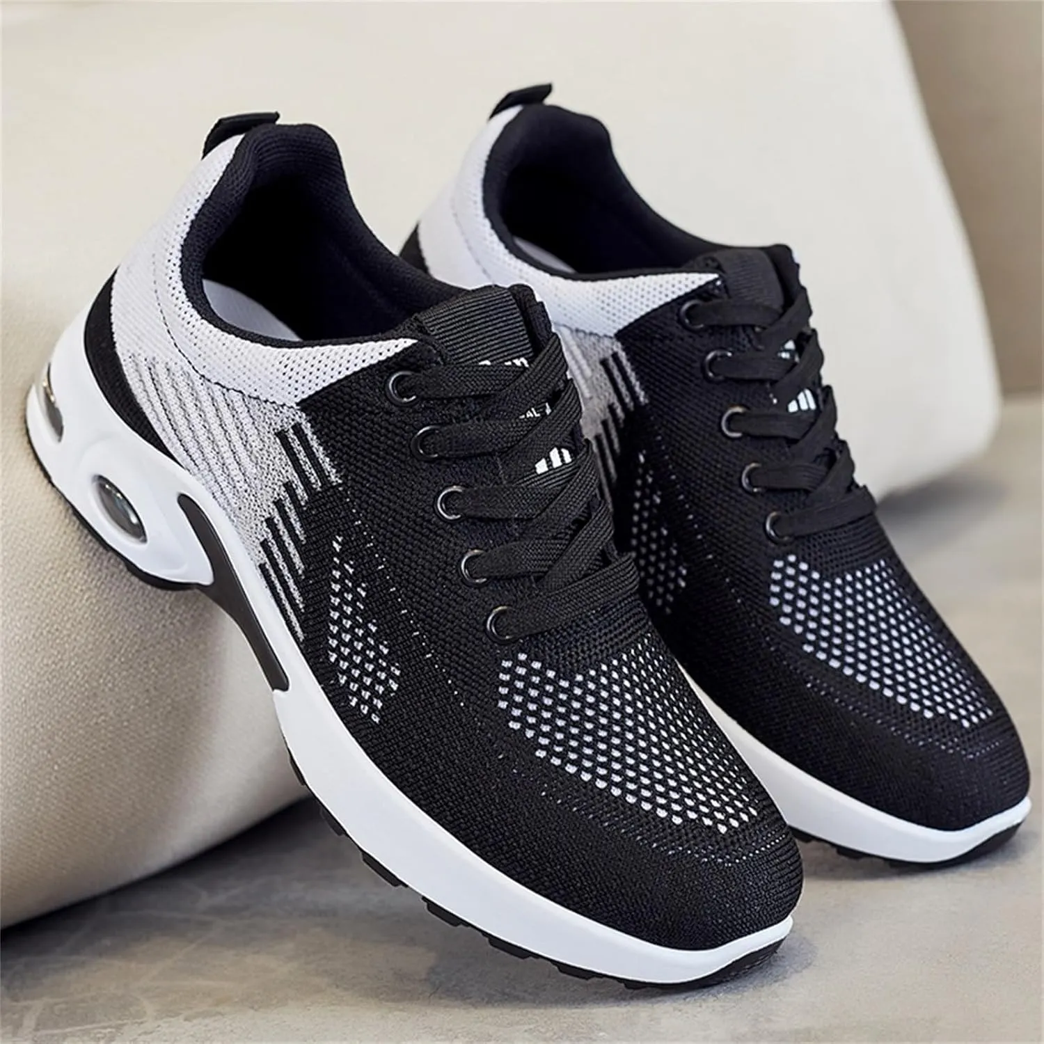 Orthopedic Shoes for Women Slip On Air Cushion Running Shoes Lightweight Walking Shoes Mesh Breathable Casual Sneakers