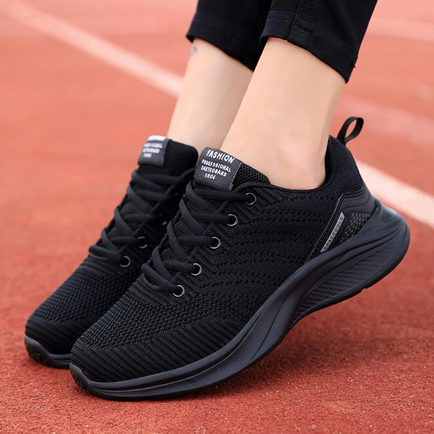 Orthopedic Shoes for Women Slip On Fashion Breathable Anti-Skid Mesh Low Top Shoes Comfortable Casual Lace-Up Walking Shoes