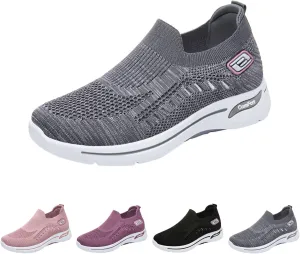 Orthopedic Shoes for Women Slip On Wide Width Sneakers Breathable Walking Shoes Trainers Comfortable Casual Athletic Shoes