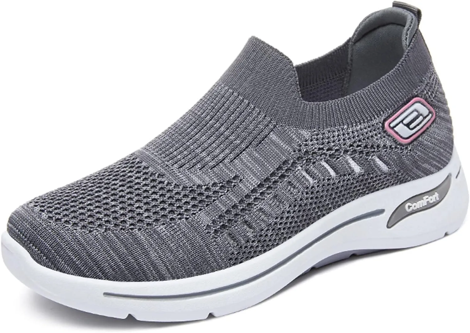 Orthopedic Shoes for Women Slip On Wide Width Sneakers Breathable Walking Shoes Trainers Comfortable Casual Athletic Shoes