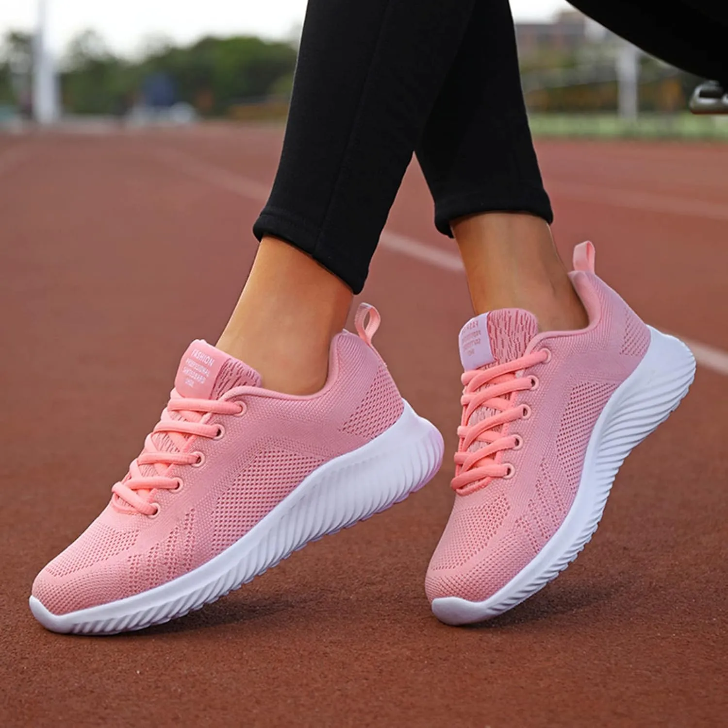 Orthopedic Shoes for Women Wide Width Non-Slip Slip On Tennis Shoes Breathable Mesh Casual Lightweight Running Shoes