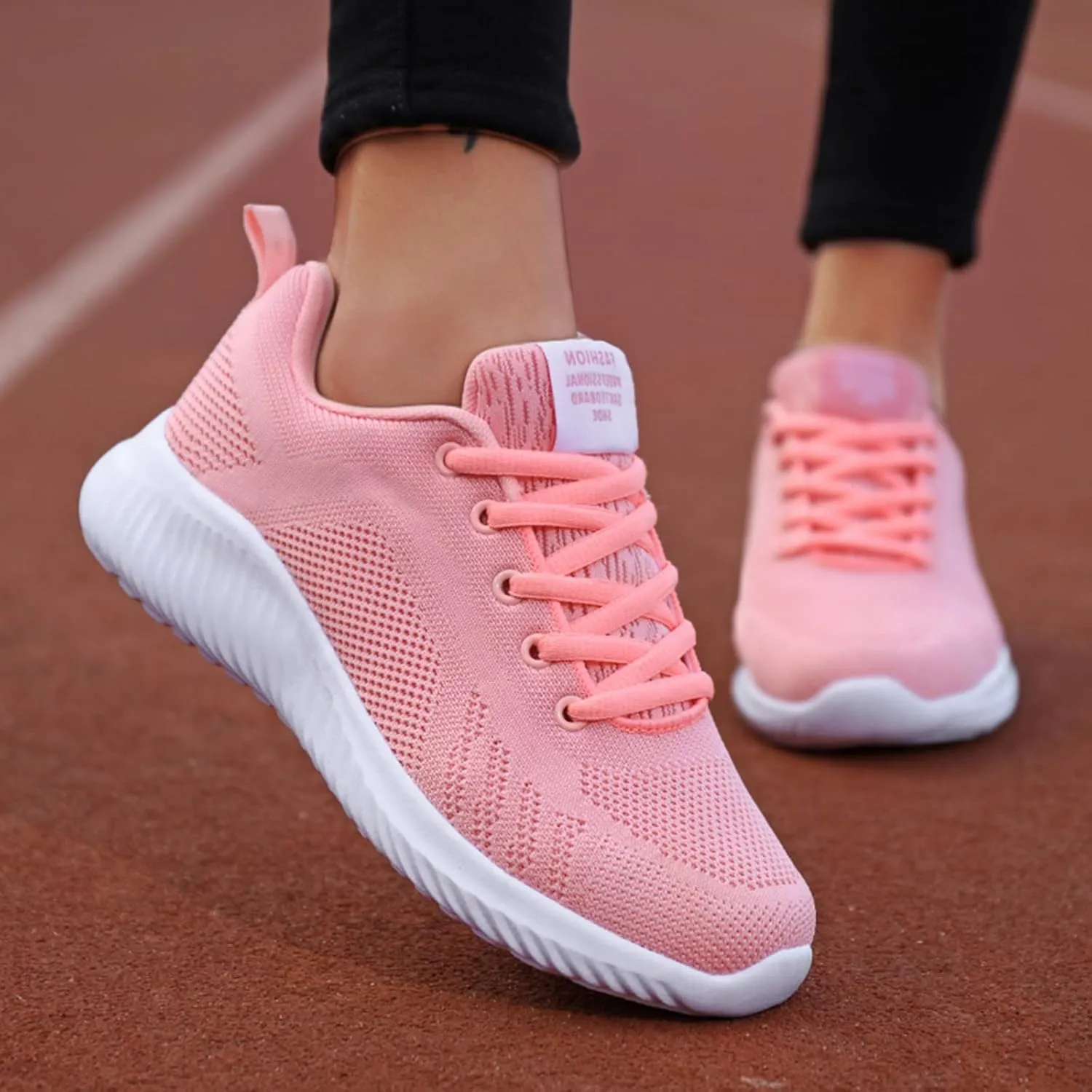 Orthopedic Shoes for Women Wide Width Non-Slip Slip On Tennis Shoes Breathable Mesh Casual Lightweight Running Shoes
