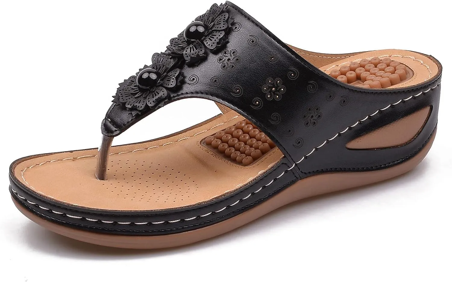 Orthopedic Slides for Women Adjustable Arch Support Recovery Sandals Thick Cushion Comfortable Walking Footwear Plantar Fasciitis Relief