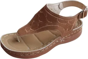 Orthopedic Slippers with Heel Back Orthopedic Women's Flat Sandals Arch Support Womens Flip Flops Orthotic Womens Slip On Wedge Sandals Comfortable High Arch Orthopedic Comfortable Ladies Sandals