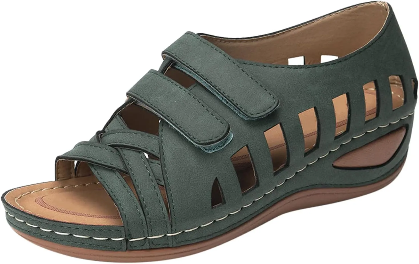 Orthopedic Summer Sandals for Women Adjustable Arch Support Flip Flops Comfortable Walking Shoes Plantar Fasciitis Relief Beach Yoga Slides