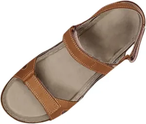Orthopedic Summer Sandals for Women with Arch Support Comfortable Walking Shoes Lightweight Adjustable Straps Beach Casual Outdoor Plantar Fasciitis Relief Slides