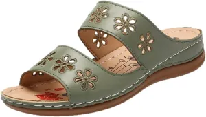 Orthotic Sandals for Women with Arch Support Orthopedic Yoga Sandals Women Walking Sandals for Women 2025 Comfortable Orthotic Flat Sandals for Women Comfortable Orthopedic Shoes for Bunion