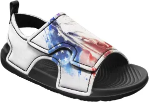 Pink Stripe Sandals Kids Girls Fashion Sport Athletic Sandals Lightweight Summer Beach Water Shoes for Toddler Adjustable