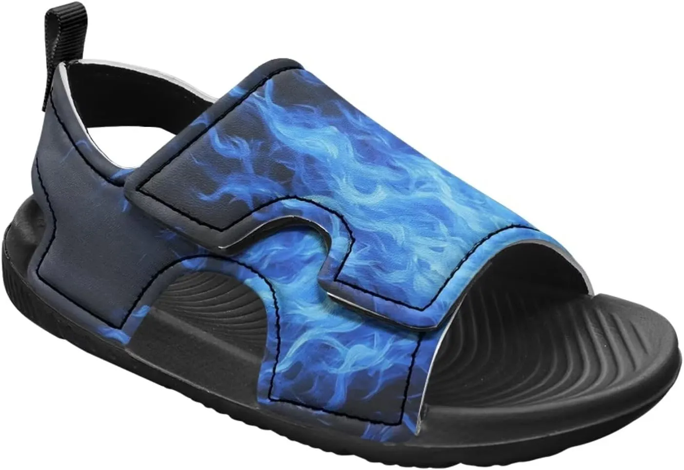 Pink Stripe Sandals Kids Girls Fashion Sport Athletic Sandals Lightweight Summer Beach Water Shoes for Toddler Adjustable