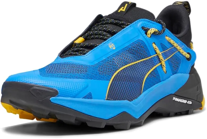 Puma Mens Explore Nitro Hiking Hiking Sneakers Shoes - Blue