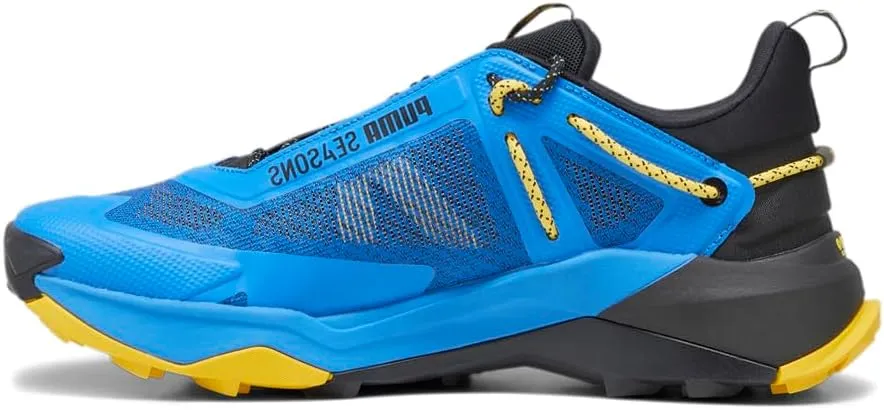 Puma Mens Explore Nitro Hiking Hiking Sneakers Shoes - Blue