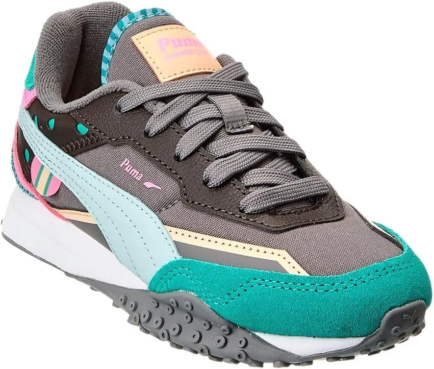 Puma Toddler Boys Blktop Rider Summer Camp Lace Up Sneakers Shoes Casual - Grey - Size 2 M, 39536902