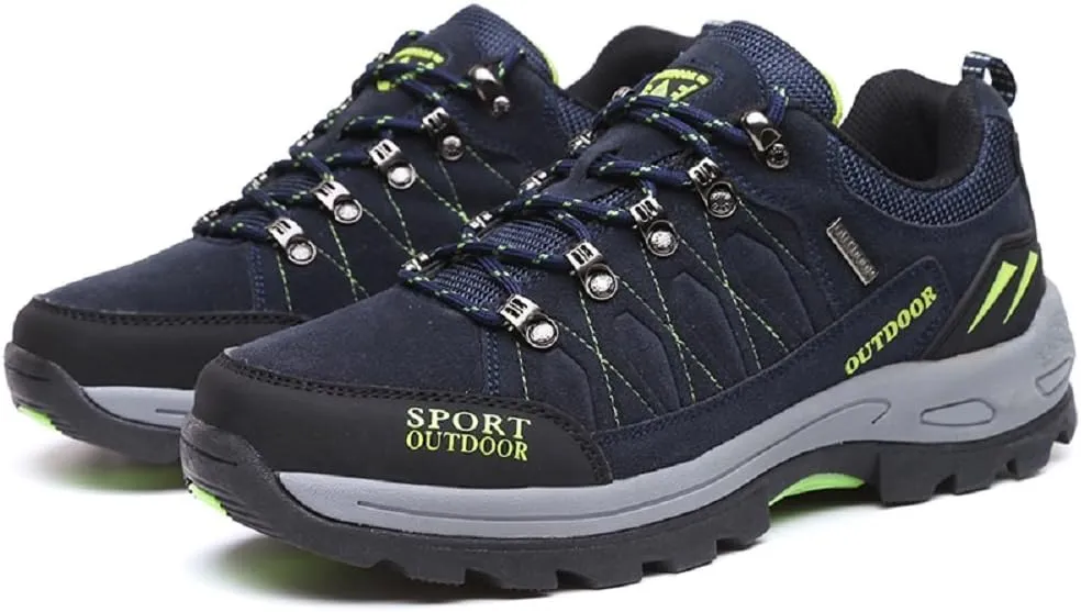 QISHENG Mens and Women Hiking Shoes Climbing Shoes Breathable Sport Walking Shoes Hunting Athletic Shoes Outdoor Sneakers