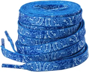 Running Shoe Lace, 47" Flat Paisley Shoelaces, Colourful Shoelaces for Sneakers Athletic sport/Running