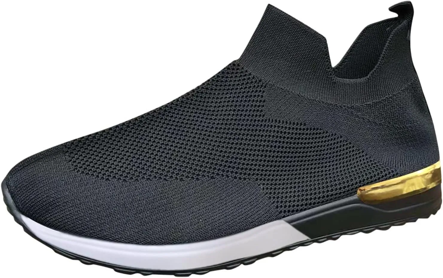 Running Shoes for Women Wide Width Black Slip On Sneakers Women Size 10 Women's Athletic Walking Shoes Trendy Platform Sneakers for Women 2023 Zapatos para Juanetes De Mujer
