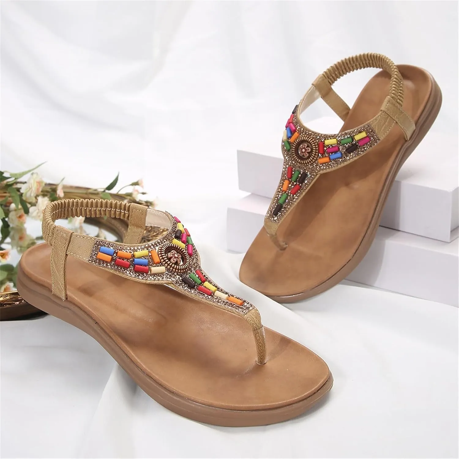 Sandal for Women Flat Sandals Casual Ankle Strap Sandals Open Toe Slide Sandals Orthopedic Sandals For Women