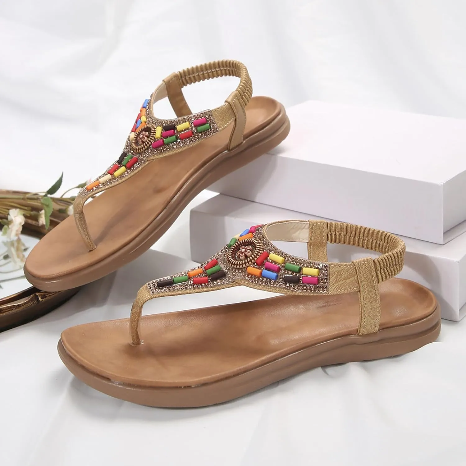 Sandal for Women Flat Sandals Casual Ankle Strap Sandals Open Toe Slide Sandals Orthopedic Sandals For Women
