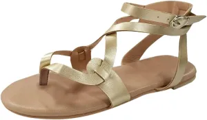 Sandals For Women Strappy Flat Sandals Flip Flops Clip Toe T-Strap Sandal Shoes for Beach Ankle Strap Sandals