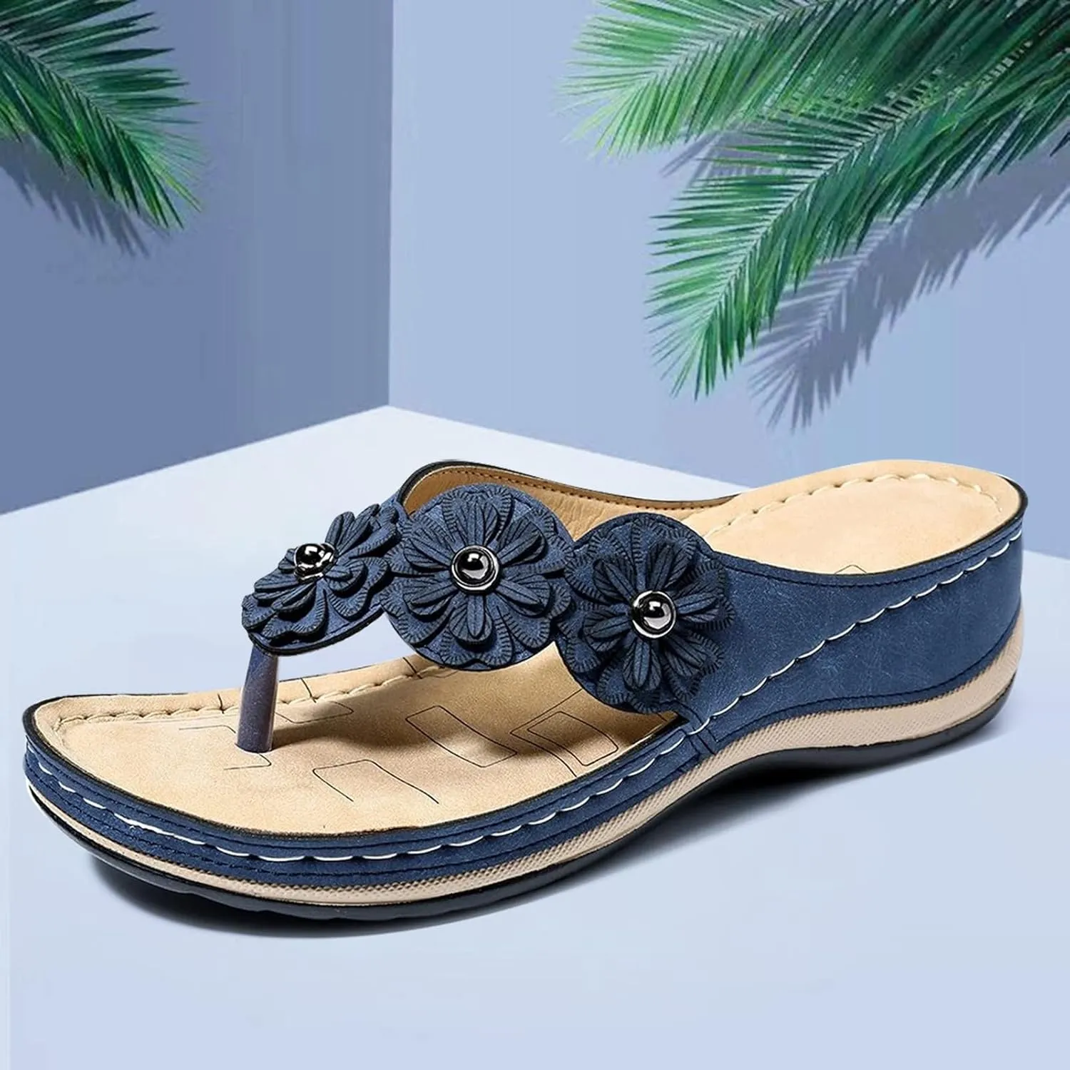 Sandals For Women Wedge Shoes Orthopedic Sandals Womens Casual Walking Platform Wedge Sandals Arch Support Sandal