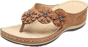 Sandals For Women Wedge Shoes Orthopedic Sandals Womens Casual Walking Platform Wedge Sandals Arch Support Sandal