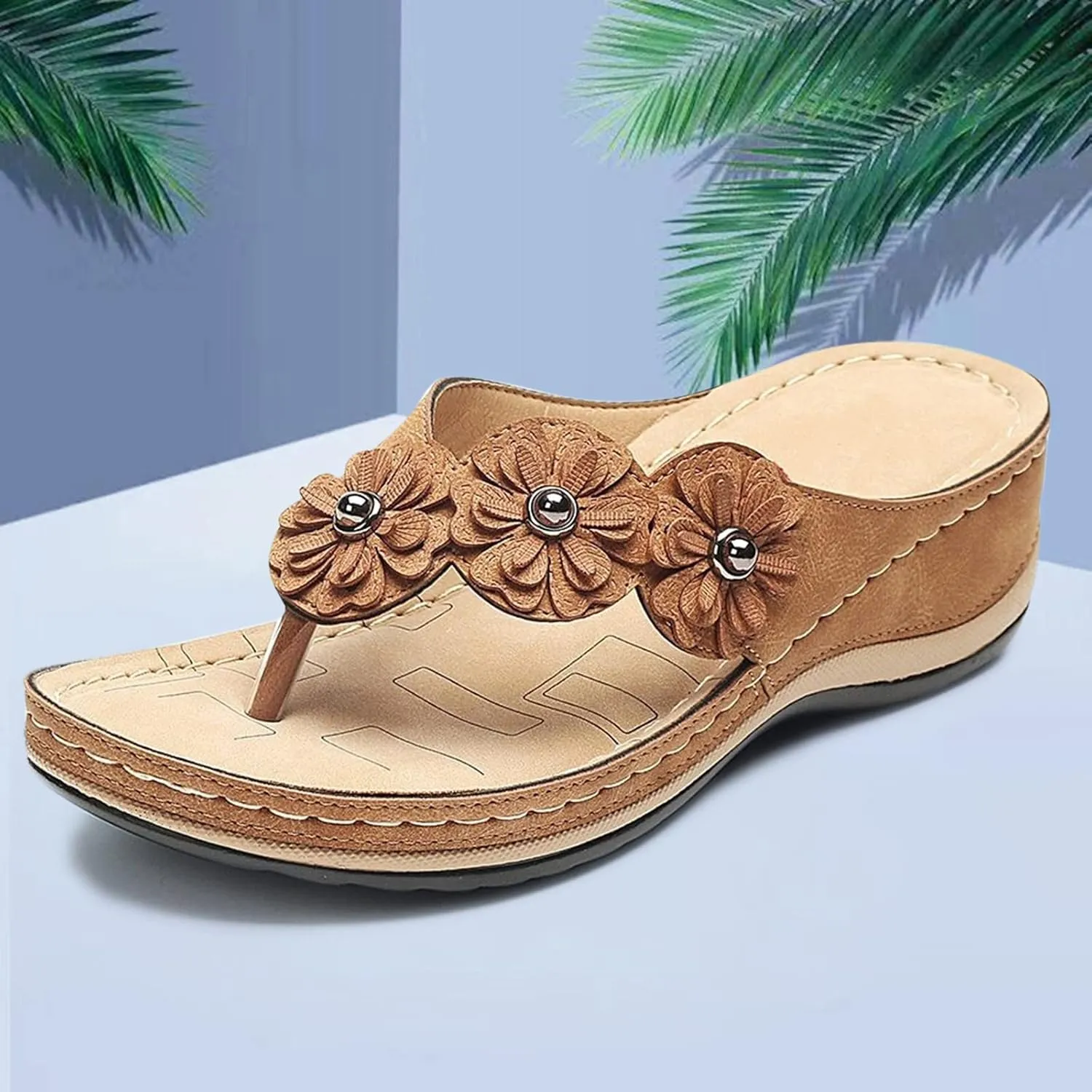 Sandals For Women Wedge Shoes Orthopedic Sandals Womens Casual Walking Platform Wedge Sandals Arch Support Sandal