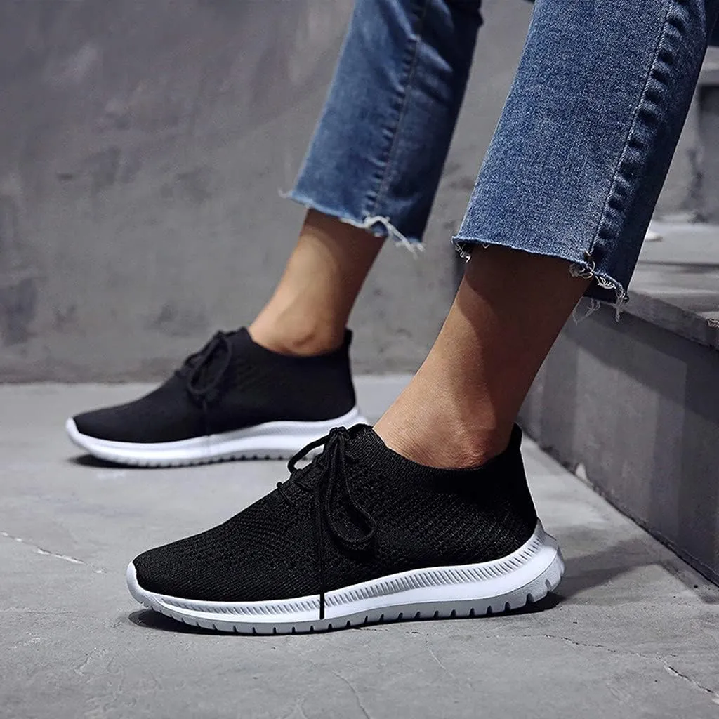 SBGMoSJ Platform Sneakers for Women 6 Wide Slip Resistant Women's Black Work Shoes Size 9 White Tennis Shoes Women Plantar Fasciitis Shoes Women Dress Indoor Cycling Shoes Women Size 9