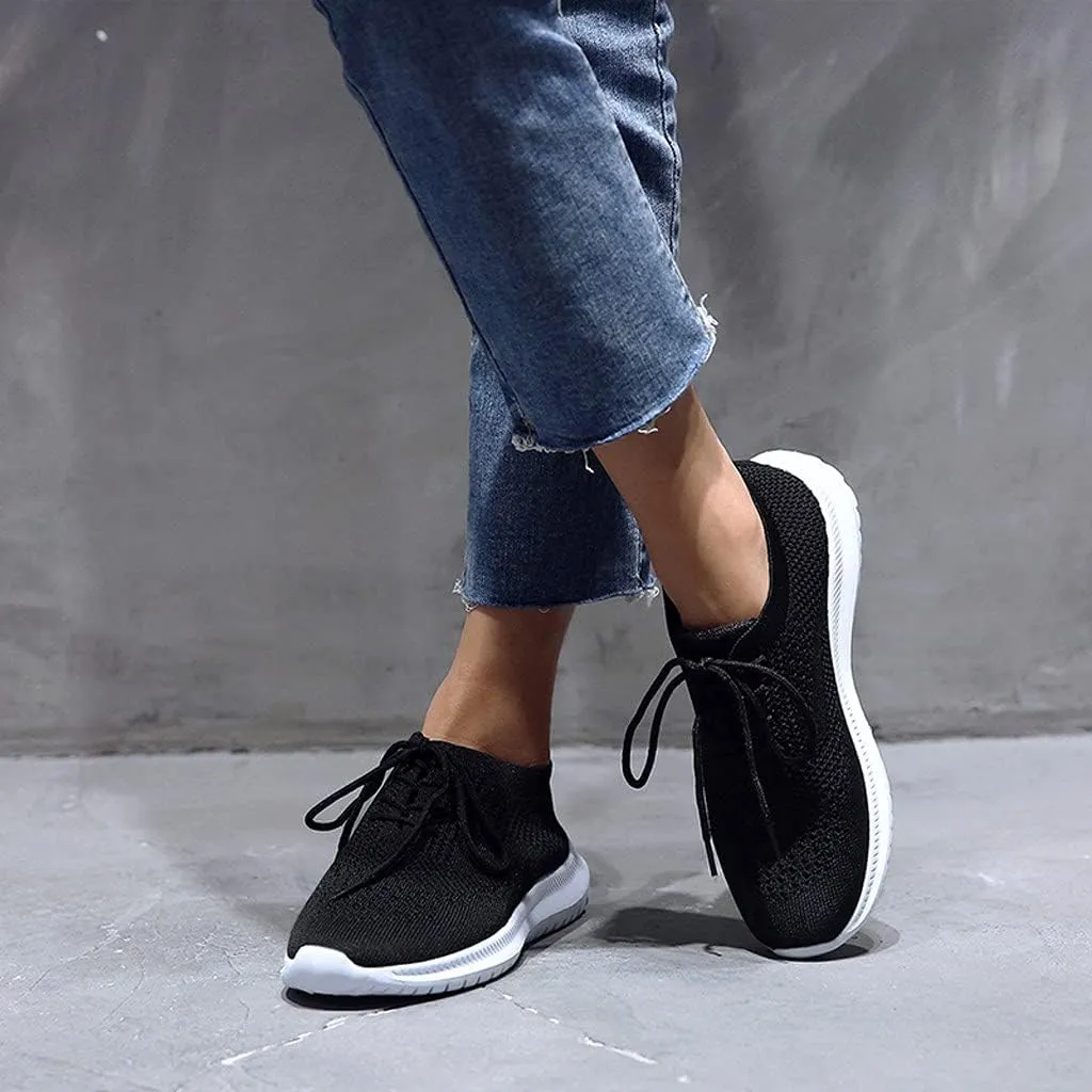 SBGMoSJ Platform Sneakers for Women 6 Wide Slip Resistant Women's Black Work Shoes Size 9 White Tennis Shoes Women Plantar Fasciitis Shoes Women Dress Indoor Cycling Shoes Women Size 9