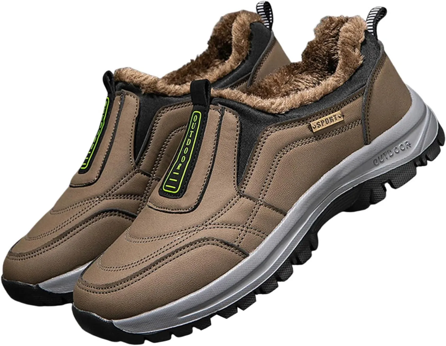 Shoes for Men Winter Warm Climbing Lightweight Slip Resistant Walking Shoes Athletic Footwear Work Casual Outdoor