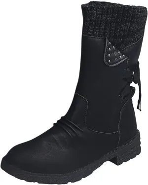 Slip on Winter Boots for Women Ankle Booties Warm Toes Winter Boots for Women Waterproof Wide Width Winter Boots Women Slip on Womens Slip on Boots Waterproof Botas De Invierno Para Mujer Contra Agua