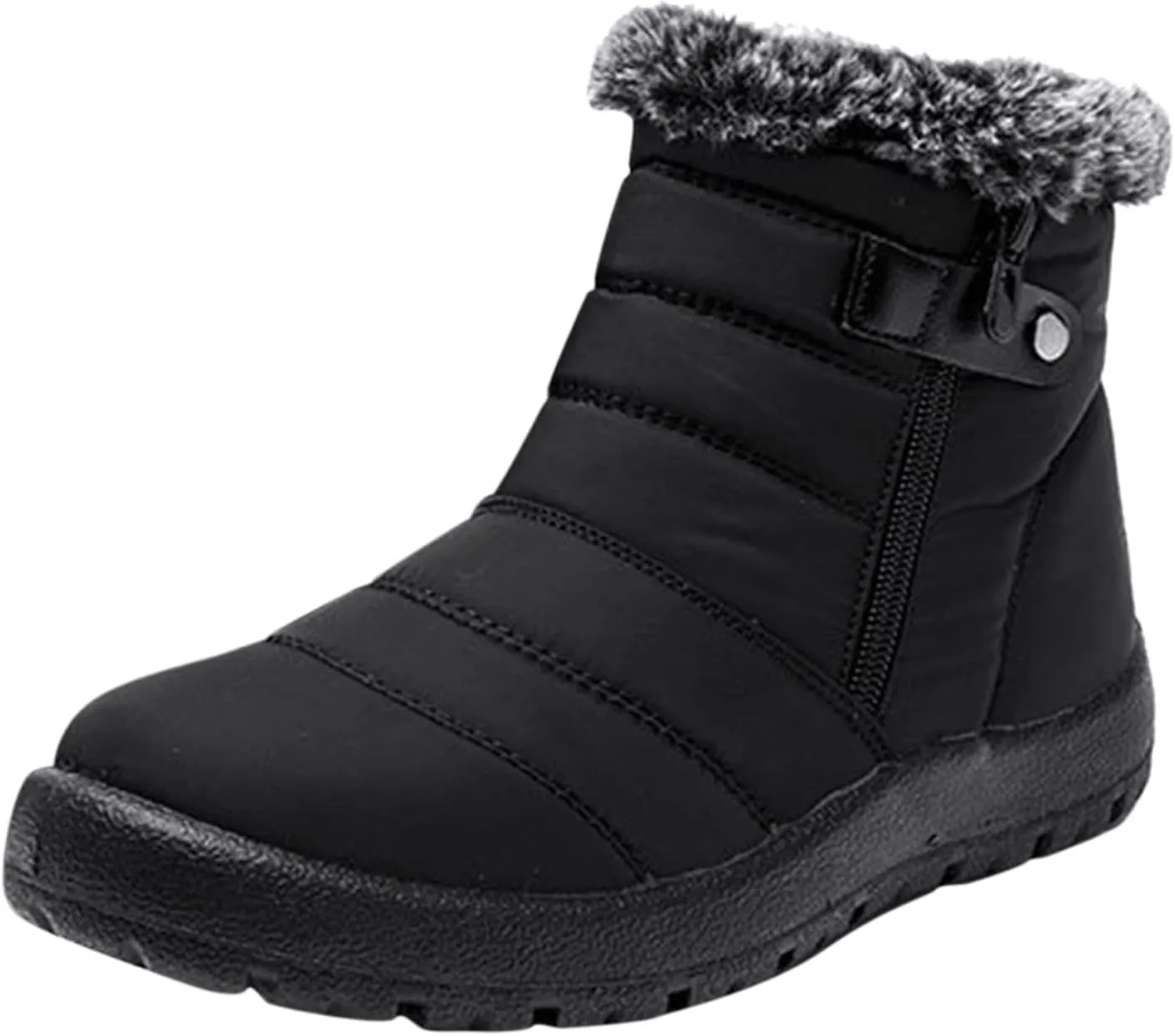 Slip on Winter Boots for Women Wide Women Waterproof Hiking Winter Snow Boots Long Women Winter Boots Slip on 8.5 Boots for Winter Fashion for Women Slip on Botas Para La Nieve De Mujer