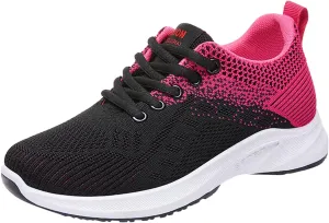 Sneakers for Women Walking Shoes Casual Lace Up Running Shoes for Women Slip On Men Casual Shoes Platform Sneakers Brown Tennis Shoe Cross Trainer Shoe
