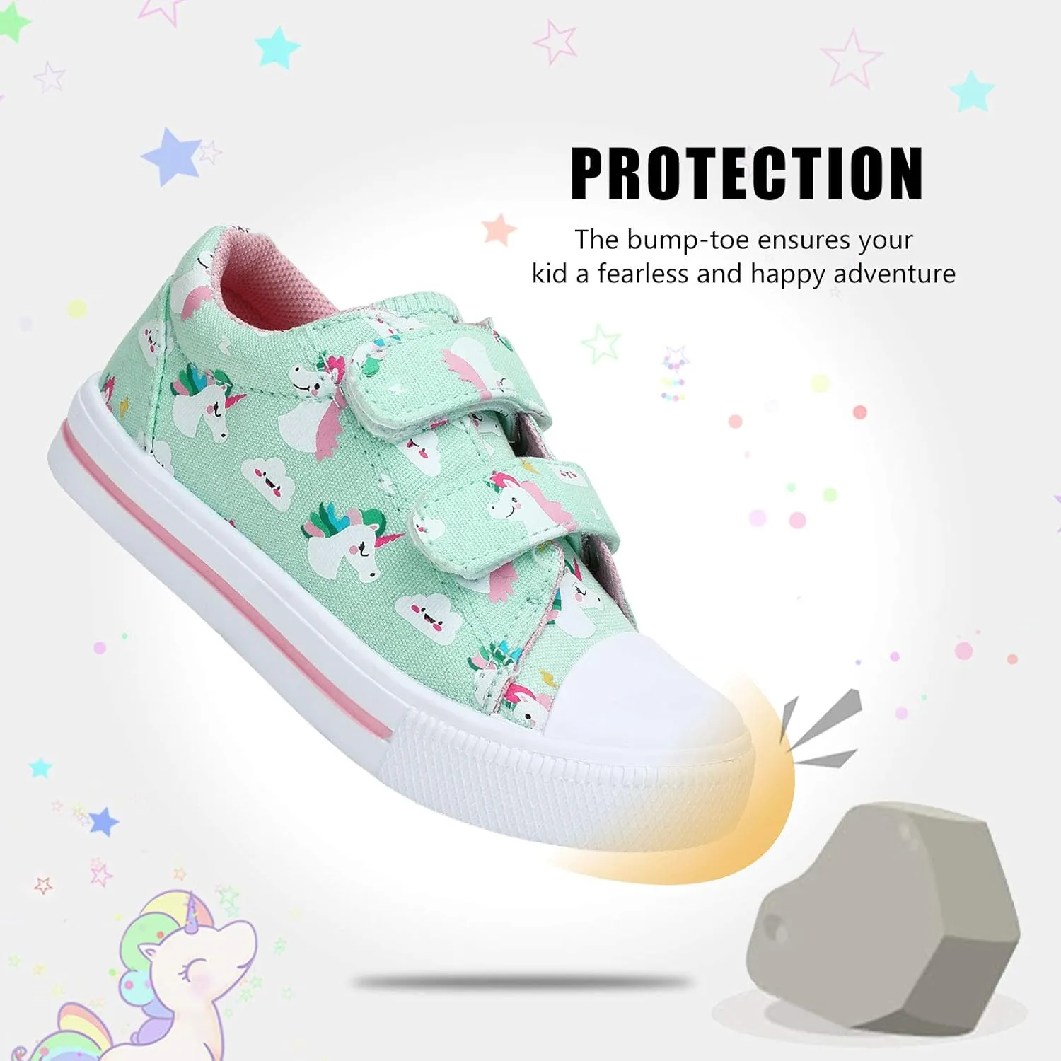 STQ Toddler Shoes Boys & Girls Canvas Kids Slip On Shoes