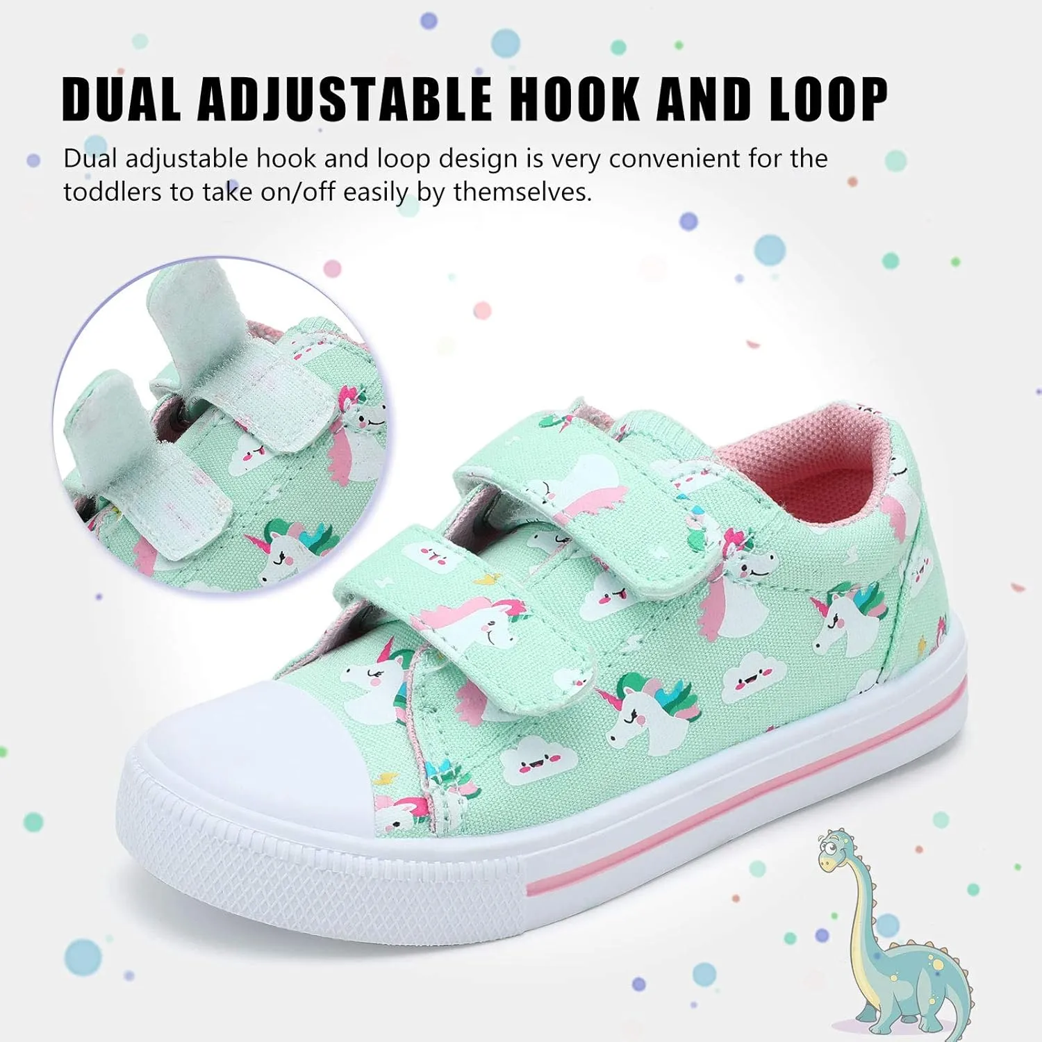 STQ Toddler Shoes Boys & Girls Canvas Kids Slip On Shoes