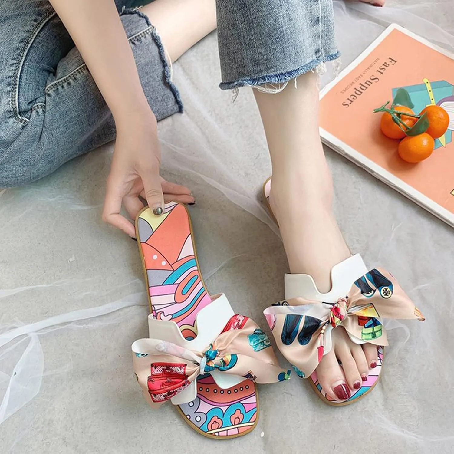 Summer Comfortable Sandals Women Walking Arch Support Orthopedic Beach Casual Adjustable Slide Outdoor Platform Flip Flops Lightweight Hiking