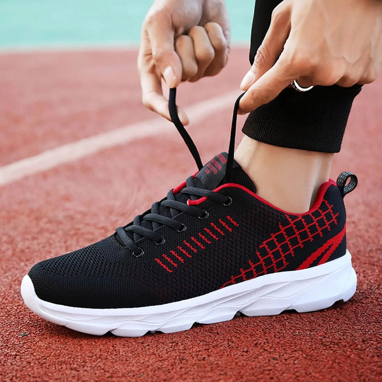 Tennis Shoes Womens Lightweight Comfortable Lace up Womens Running Shoes Wide Width Brown Casual Shoes High Top Sneakers Black Tennis Shoe Cross Trainer Shoe
