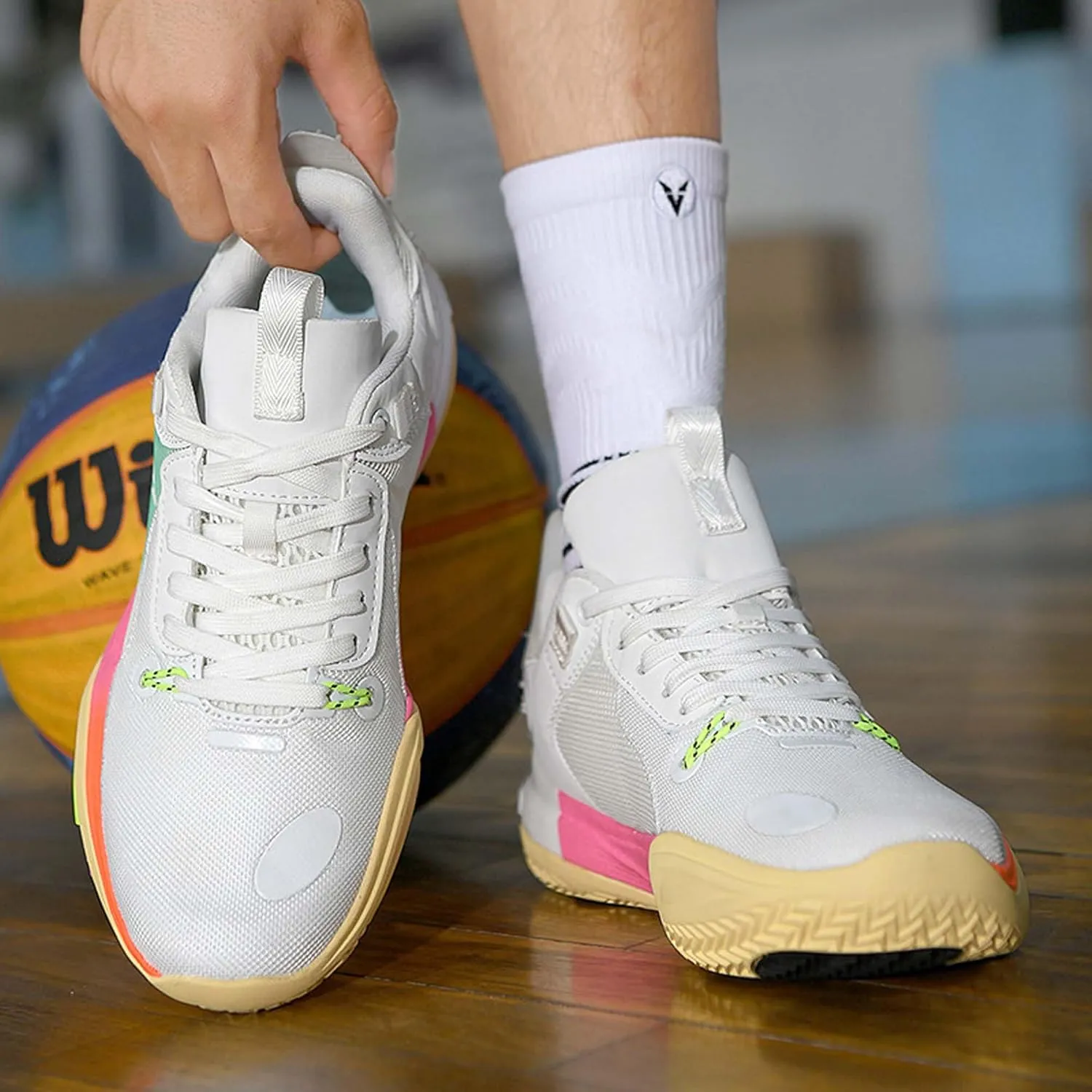 Unisex Basketball Shoes, Lightweight and wear-Resistant Basketball Shoes, Men's Fashionable Sports Shoes
