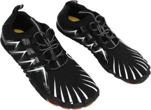 VBESTLIFE 1 Pair Black Men's Outdoor Hiking Shoes Breathable Sports Shoes Hiking Cross Country Climbing Shoes