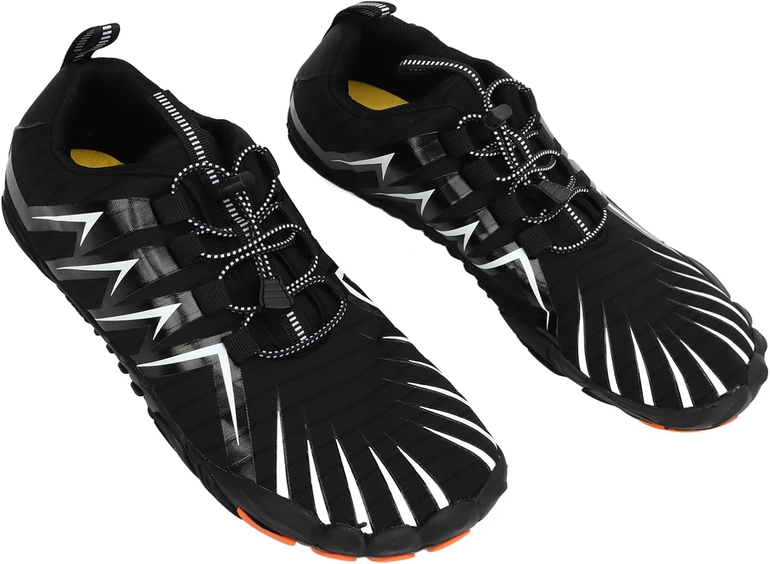 VBESTLIFE 1 Pair Black Men's Outdoor Hiking Shoes Breathable Sports Shoes Hiking Cross Country Climbing Shoes