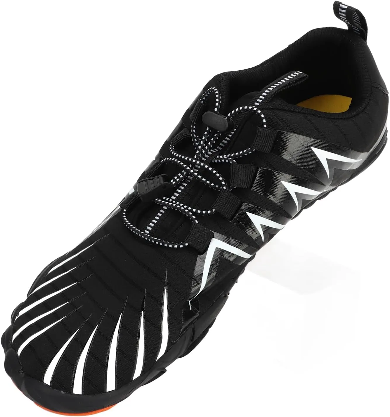 VBESTLIFE 1 Pair Black Men's Outdoor Hiking Shoes Breathable Sports Shoes Hiking Cross Country Climbing Shoes