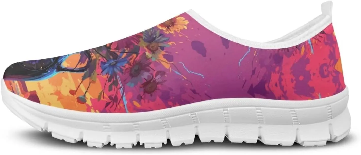 Walking Sneakers for Women Casual Slip On Shoes