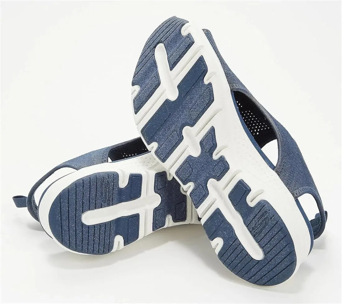 Washable Slingback Orthopedic Slide Sport Sandals, Summer Breathable Mesh Lightweight Orthopedic Platform Open Toe Sneaker Sandals with Arch Support Wide Non Slip Shoes