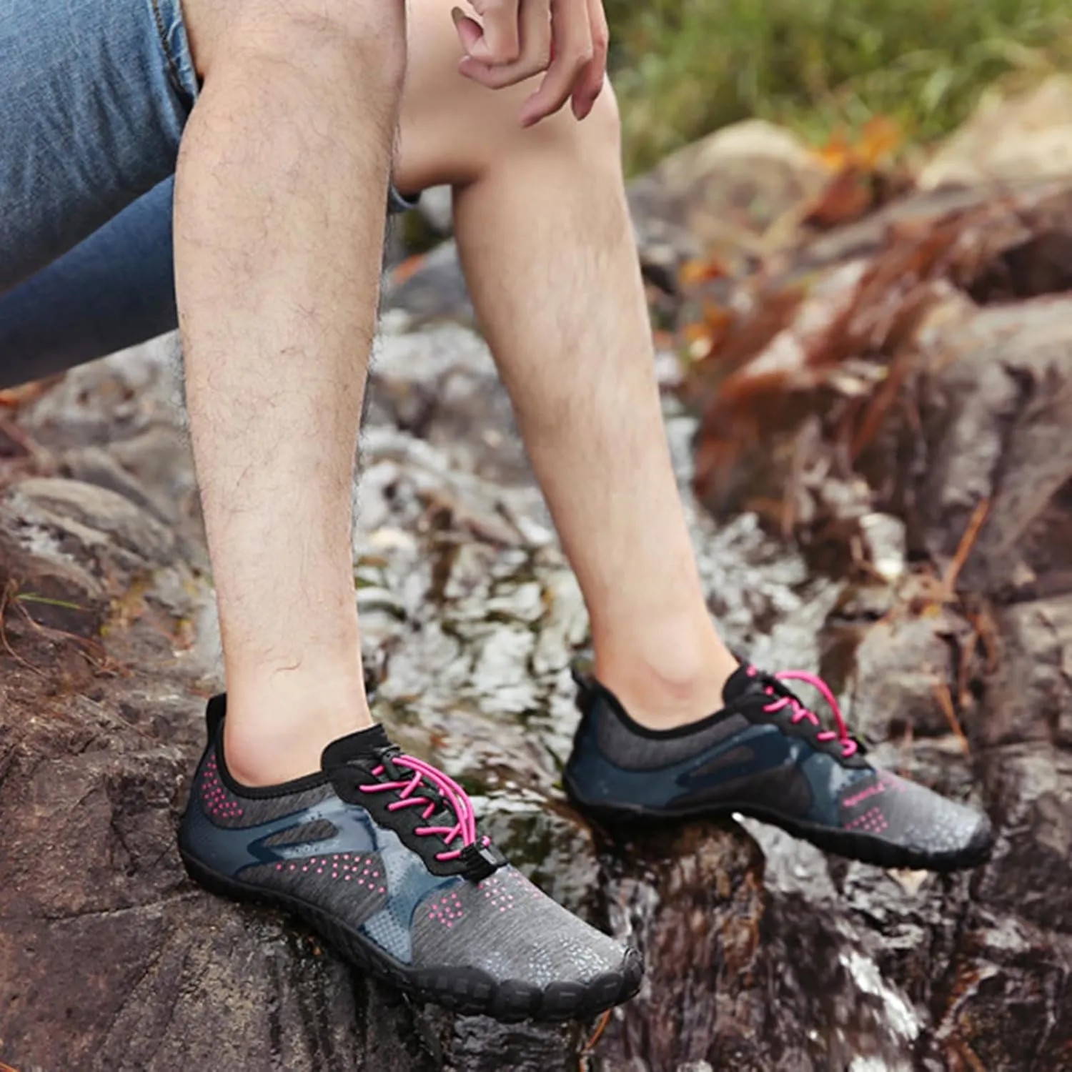 Water Shoes Quick Dry Men's Fashion Lightweight Breathable Sneakers Women Travel Outdoor Hiking Walking Shoes Climbing Sneakers